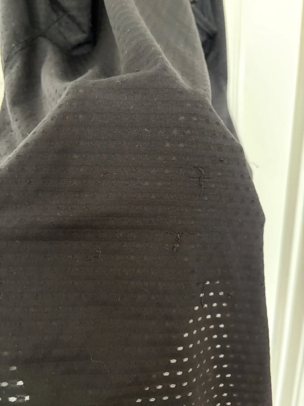 Athleta Black Racerback Mesh Performance Tank - Picture 4 of 4